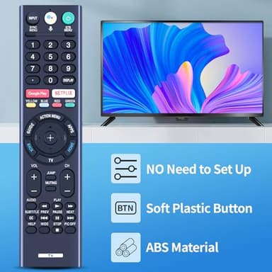 RMF-TX300U Voice Remote Control fit for Sony 4K Smart HDTV. Sub RMF-TX200U RMF-TX201U Remote - Image 5
