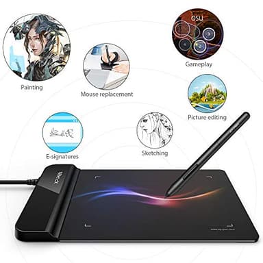 Drawing Tablet XPPen G430S OSU, Graphic Drawing Tablet with 8192 Levels Pressure Battery-Free Stylus, 4 x 3 inch Ultrathin, for OSU Game, Online Teaching Compatible with Window/Mac Black - Image 3