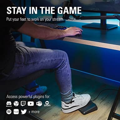 Elgato Stream Deck Pedal – Hands-Free Studio Controller, 3 Macro footswitches, Trigger Actions in apps and Software Like OBS, Twitch, YouTube and More, Works with Mac and PC - Image 4