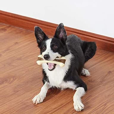 BETTEPROD Dog Chew Toys for Aggressive Chewers Large Breed,2 Pack Beef Flavor Indestructible Dog Teething Chew Toys Bones for Large/Medium/Small Puppies,Pet Toy with Nylon - Image 7