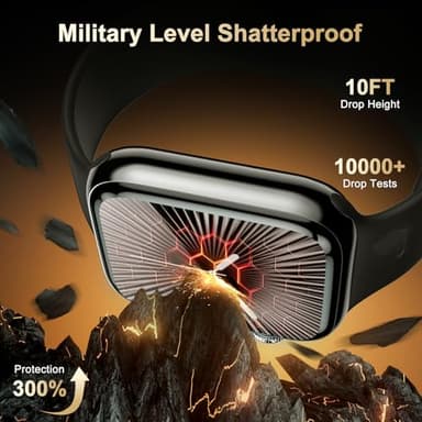 HelloDeere 3 Pack for Apple Watch Series 10 46MM Screen Protector, [Automatic Align Tech], Easy Installation Kit, Flexible HD Transparent,Anti-Scratch,Bubble Free,Waterproof,Touch Sensitive [Non-Glass] - Image 5