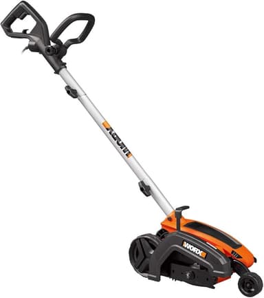WORX WG896 12 Amp 7.5 Inch Corded Electric Lawn Edger & Trencher, Orange and Black - Image 1