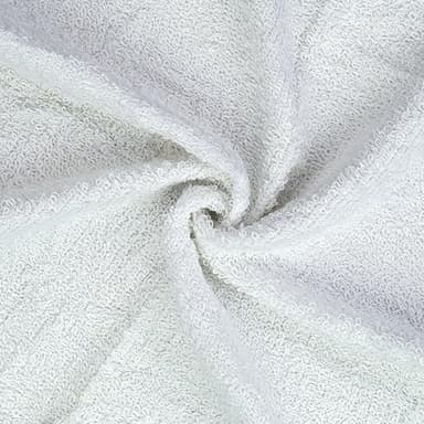 DecorRack 10 Pack 100% Cotton Wash Cloth, Luxurious Soft, 12 x 12 inch Ultra Absorbent, Machine Washable Premium Quality Washcloths, White (10 Pack) - Image 8