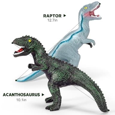 Kissdream 7 Piece Jumbo Dinosaur Toys Big Dinosaur Toy for Boys Realistic Giant Dinosaur Toys for Kids 3-5 - Perfect Dinosaur Gifts for Kids - Image 4