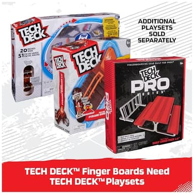 TECH DECK, Spongebob Sk8shop Fingerboard Bonus Pack, Collectible and Customizable Mini Skateboards, Kids Toys for Ages 6 and up - Image 6