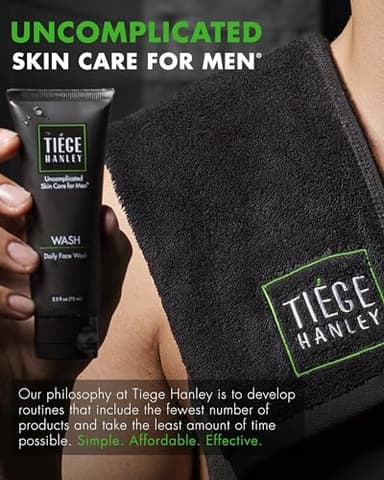 Tiege Hanley Men’s Skin Care Set, Anti-Aging Routine (System Level 3) – Face Wash, Scrub, Moisturizer, Eye Cream & Serum for Wrinkle Defense, Firm Skin & Long-Term Anti-Aging Protection - Image 6