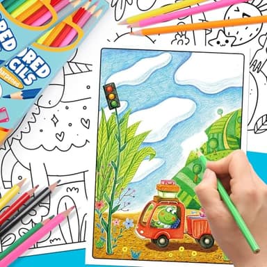 Toidgy 144 Count Colored Pencils for Kids, 12 Packs Colored Pencils Bulk 12 Colors, Pre-sharpened Color Pencils for Adults, Bulk School Supplies for Teachers, Back to School Supplies, Classroom Prizes - Image 2