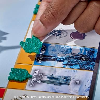 Monopoly Harry Potter Edition Board Game | A Magical Adventure at Hogwarts | Ages 8 and Up | 2 to 6 Players | Family Games | Gifts for Kids and Adults - Image 9