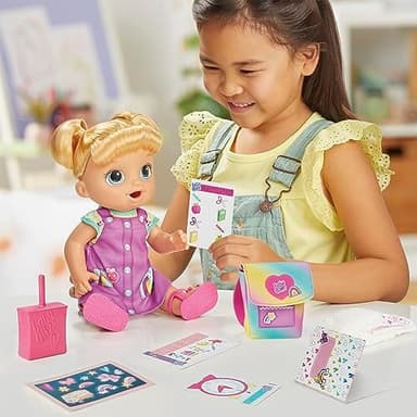 Baby Alive Time for School Baby Doll Set, 12 Inch, Back to School Toys for Girls & Boys, Blonde Hair, Preschool Gifts for Kids, Ages 3+ (Amazon Exclusive - Image 4
