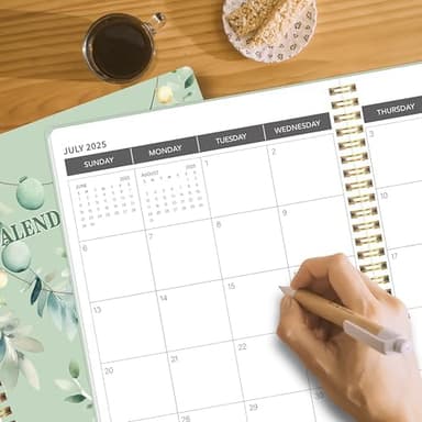 2025-2027 Monthly Planner, 2025 Calendar 24 Months Planner, JULY 2025 - JUNE 2027, 8.5" x 11", 2025 Academic Calendar Hard PVC Cover with Spiral Bound, Perfect for School & Office for Women & Men - Image 4