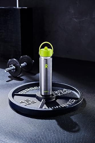 Hydro Flask 24 Oz Wide Flex Straw Lid Stainless Steel Lime - Image 4