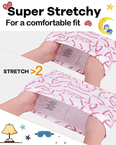 DAUGHTER QUEEN Boys Pajamas Size 7 Short Pjs for Boys 7t 100% Cotton Summer Pj Sets Baseball Kids Sleepwear Child Sports Jammies Clothes Medium, 6-7 Years Old - Image 3