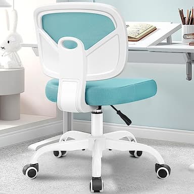 Primy Kids Desk Chair, Pink Study Chair for Boys Girls with Height Adjustable, Swivel Mesh Task Student Chairs for 4-12, Growing Teen Office Chair for Home/School/Office (Teal) - Image 7