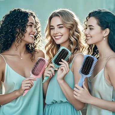 Curl Defining Brush, Curly Hair Brush Products for Effortlessly Detangling Shaping and Styling Women's Men's Curls on All Wet or Dry Hair Types, Reduces Frizz - Image 8