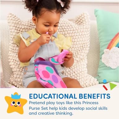 Battat – Play Circle – Makeup & Beauty Set – Dress Up Fashion Accessories – Pretend Play – Princess Purse Set – 3+ Years - Image 4