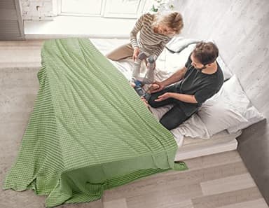 Utopia Bedding Sage Green 100% Cotton Waffle Blanket 300 GSM [King - 90x108 Inch] Soft Lightweight Breathable Bed Blanket for All Season - Image 8