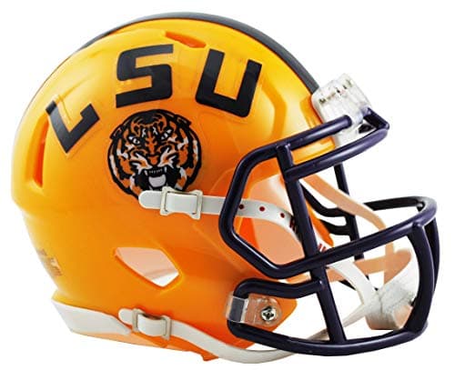 Riddell NCAA Louisiana State Tigers Speed Mini Helmet LSU Tigers, 7.5" x 6.5"