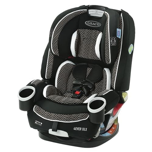 Graco 4Ever DLX 4-in-1, 10 Years Use Infant to Toddler Car Seat, Zagg, Includes Rear Facing, Forward Facing, Highback Booster & Backless Booster Seat options - Image 1