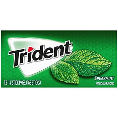 Trident Spearmint Sugar-Free Chewing Gum, 12 Packs of 14 Pieces (168 Total Pieces) - Image 19