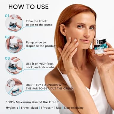 REMEDIAL PAX Face Moisturizer Retinol Cream, Anti Aging Neck Firming Cream, Collagen Day & Night Face Cream with Hyaluronic Acid for Women & Men, 1.85 Fl Oz - Image 7