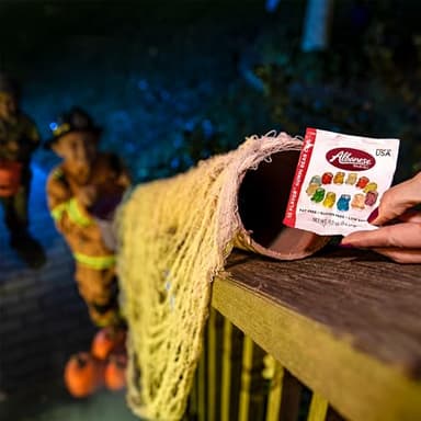 Albanese World's Best, Halloween 12 Flavor Gummi Bear Cubs®, 50-0.5oz Trick or Treat Bags of Halloween Candy - Image 7