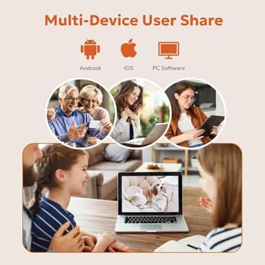 owltron Indoor Security Camera, 2K Cameras for Home Security with Motion Detection, Pet Cam & Baby Monitor with Night Vision, 2.4 GHz WiFi Two-Way Talk, Cloud/SD Storage, Works with Alexa - Image 7