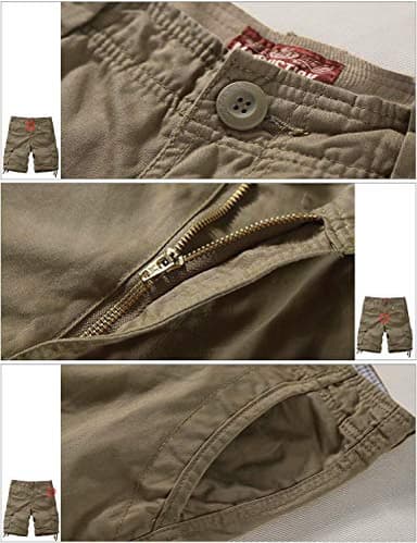 Match Men's Twill Comfort Cargo Short Without Belt #S3612 (Label Size 3XL/38 (US 36), Light Khaki) - Image 5