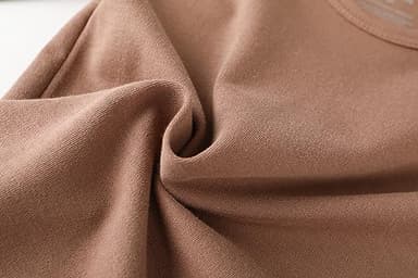 Owlivia 100% Organic Cotton Baby Long Sleeve Pajama Sets, Toddler Boy Girl 2-Piece Sleepwear (6 Years, Brown) - Image 2