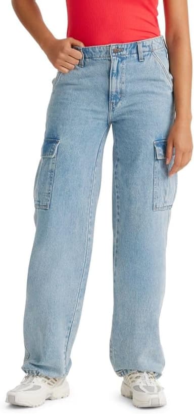 Levi's Womens 94 Baggy Cargo Pants - Image 2