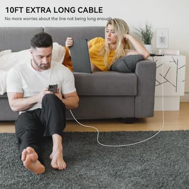 for iPhone 17 Charger Fast Charging, 30W USB C iPhone 17 Pro Max Chargers Block with 10Foot Long Type C Charger Fast Charging Cable Cord for iPhone 17 16 15 Pro/Pro Max/Plus Series/Android Phone - Image 7