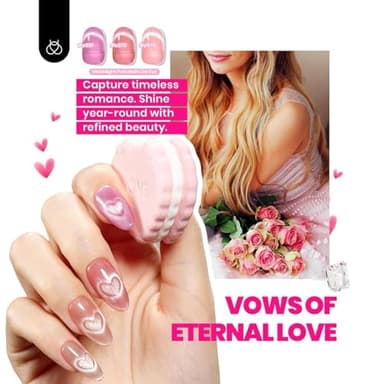 Beetles Cat Eye Gel Nail Polish Set - 36 Colors Red Purple Brown Green Burgundy Magnetic Christmas Gel Polish Kit Base Gel Glossy Matte Top Coat Magnet Soak off UV DIY Salon Nail Art Gift for Women - Image 4