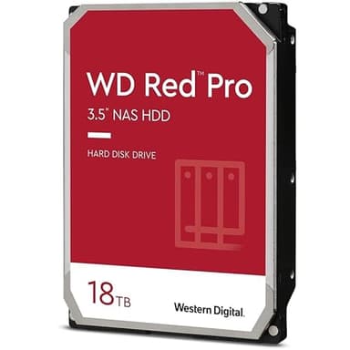 Western Digital 18TB WD Red Pro NAS Internal Hard Drive HDD - 7200 RPM, SATA 6 Gb/s, CMR, 512 MB Cache, 3.5" - WD181KFGX - Image 4