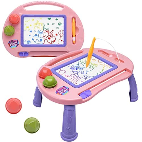 BABLOCVID Toddler Toys,Toys for 1-2 Year Old Girls,Magnetic Drawing Doodle Board for Kids Toy,Educational Learning Baby Toy for 18 Months 1 2 3 Year Old Girl Boy Birthday Easter Gifts,Arts and Crafts - Image 1