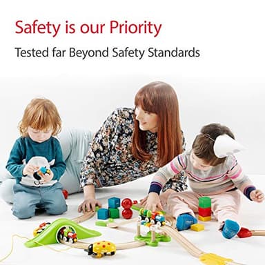 BRIO My First Railway Beginner Pack - 18-Piece FSC-Certified Wood Train Set - Compatible with All BRIO Sets - Includes Rainbow Bridge & Rattle Wagon - Safe Play - Toddlers Ages 18 Months & Older - Image 10