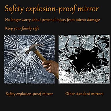 SNUGACE Single Beveled Edge Circle Mirror Frameless Wall Mount Bathroom Vanity Mirror, 30” - Image 6