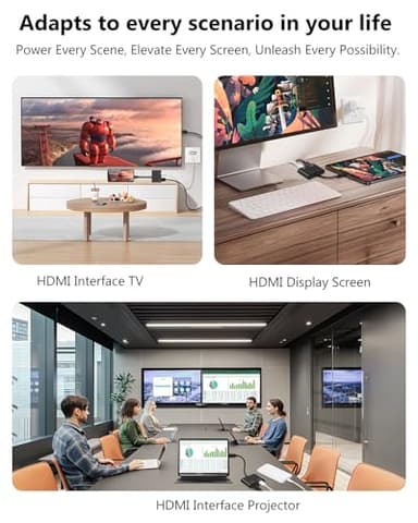 Lightning to HDMI Adapter for iPhone, [Apple MFi Certified] Digital AV Dongle,1080P Sync Screen Cable with Lightning Charging Port for iPhone, iPad to TV/Projector/Monitor No Need Power Supply - Image 7