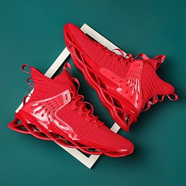 Hello MrLin Men's Running Shoes Non Slip Athletic Tennis Walking Blade Type Sneakers Hip Hop - Image 5