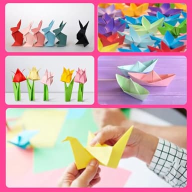 Origami Paper 200 Sheets,20 Colors 6 Inch Square Colored Paper for Crafts,Double Sided Origami Folding Paper for Arts and DIY Projects,15x15cm - Image 4
