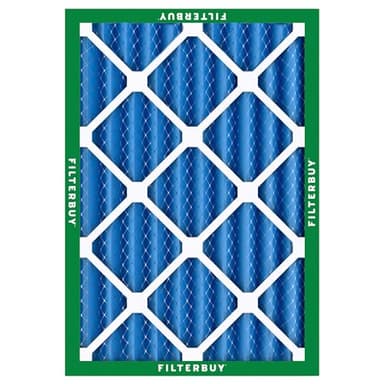 Filterbuy 20x25x4 Air Filter MERV 13 (MPR 1900) Health Defense Replacement (4-Pack), Electrostatic Pleated HVAC AC Furnace Filters, Made in USA (Actual Size: 19.50 x 24.50 x 3.63) - Image 9