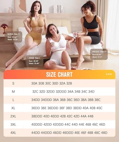 BESTENA 6 Pack Sports Bras for Women, Seamless Comfortable Workout Sleep Bra with Removable Pads - Image 6