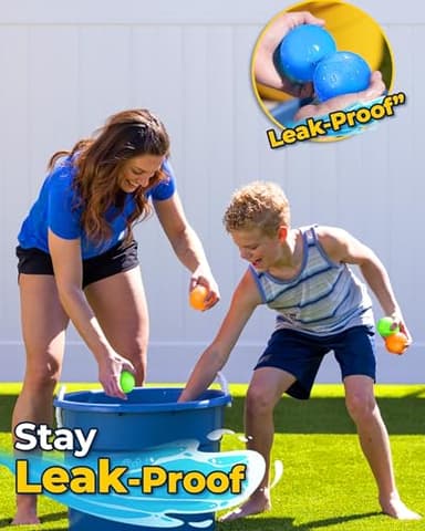 SOPPYCID Magnetic Reusable Water Balloons for Kids, Refillable Water Balls Quick Fill for Pool, Outdoor Games for Beach, Summer Toys for Kids 4-10 (10Pack) - Image 4