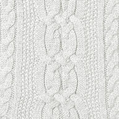 Amazon Essentials Women's Soft Fisherman Cable Long-Sleeve Crewneck Sweater (Available in Plus Size), White, Small - Image 7