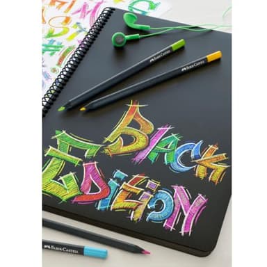 Faber-Castell Black Edition Colored Pencils, Classic 1 Count (Pack of 36) - Image 2