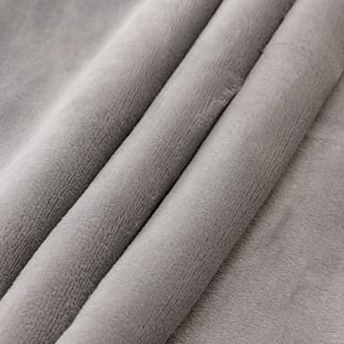 NANPIPER Baby Sherpa Blanket,Warm Toddler Throw Blanket,Soft Newborn Fleece Blanket for Winter (Light Grey,30x40 inches) - Image 4