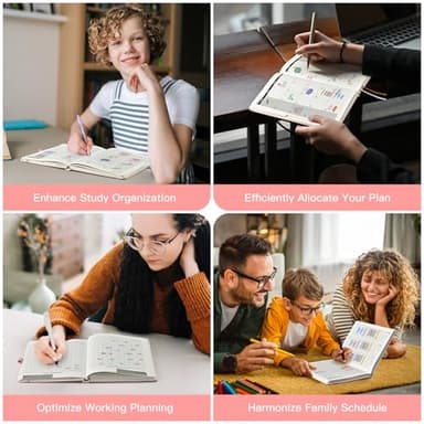 SUIN 2025-Planner, Monthly/Weekly/Dailly Appointment-Book, Medium 6.5'' x 8.5'' Agenda Journals Notebooks (Jan - Dec 2025), Light Pink - Image 7