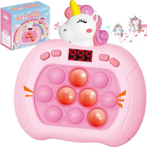 Pop Game - Light Up Fidget Toy for Kids & Adults, Quick Push Fast Push Sensory Toys for Kids 5-7 & 8-12, Handheld Relaxing Stress Relief Game for Autism, ADHD - Fun Fidget Toys for Adults & Children - Image 1