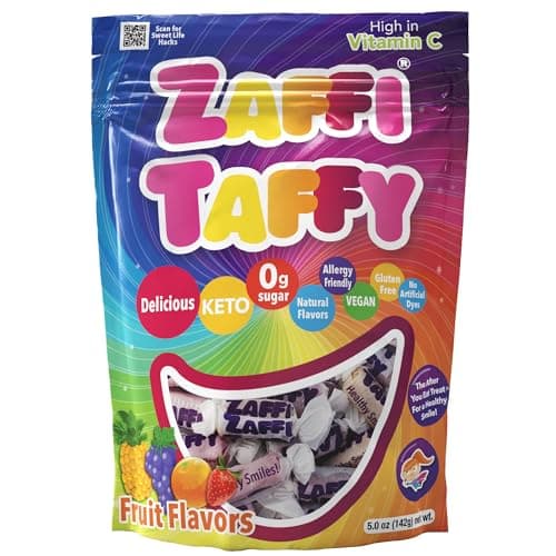 Zollipops Candy Clean Teeth Keto Sugar Free Taffy Assorted Flavors, 5 Oz (Pack of 1) - Savor the Goodness of Guilt-Free Snacking - Image 1