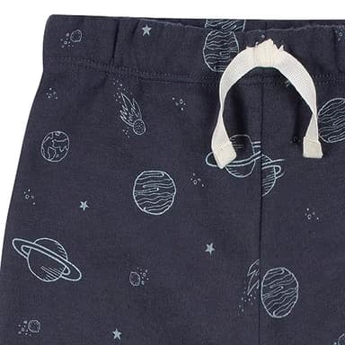 Gerber Baby Boys Toddler 2-Piece Fleece Sweatshirt and Jogger Set, Navy Space, 18 Months - Image 6