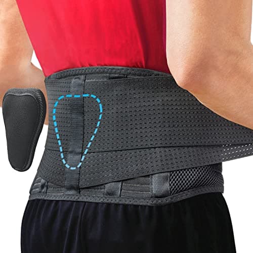 Sparthos Back Brace for Lower Back Pain - Immediate Relief from Sciatica, Herniated Disc, Scoliosis - Breathable + Lumbar Support Pad - For Men & Women - Fits 31–38″ Waist (Small, Check Size Chart) - Image 1