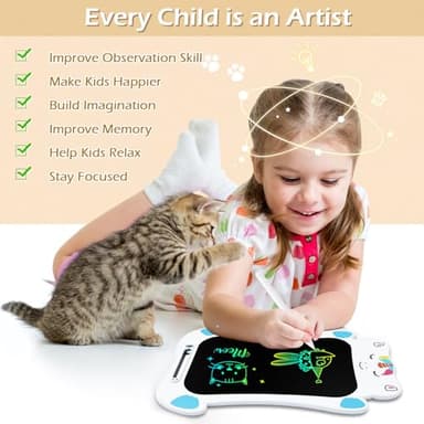 Jasonwell LCD Writing Tablet Kids - Drawing Pad Doodle Board for Kids Toddlers Drawing Toy Educational Learning Toys Christmas Birthday Gift 2 3 4 5 6 7 8 Year Old Girls Boys (Dino&Unicorn) - Image 5